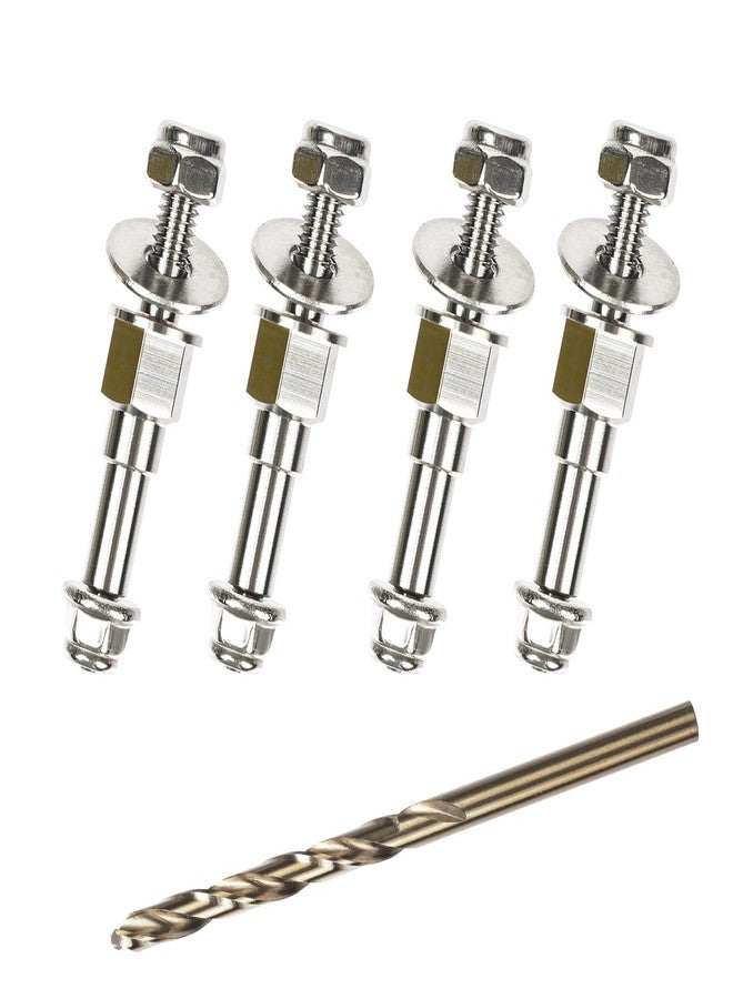 MOSHNOLY 4X M4 Titanium Alloy Shock Standoff For Arrma 6S,TC4 Standoff Shocks Mount ARA330703 for Arrma 6S 1/8 Kraton/Notorious/Outcast/Talion/Typhon 1/7 Mojave/Felony/Infraction/Fireteam/Limitless AR330482-M4 - Image 2